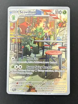 Pokemon Card Scovillain 202/198 Illustration Rare Scarlet & Violet Near Mint - Image 1