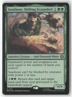 Sandman, Shifting Scoundrel R Marvel's Spider-Man 112 NM Foil - Image 1