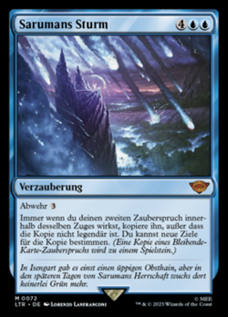 Sarumans Sturm / Storm Saruman - LORD of the RINGS - deutsch (nm +) Mythic - Image 1