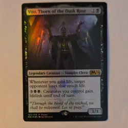 Magic: The Gathering NM Promo Foil Vito Thorn Dusk Rose Core Set 2021 Legendary - Image 1