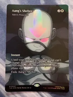 NM - Aang's Shelter - Teferi's Protection (Borderless) - Avatar - Foil - Image 1
