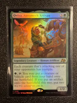 Aetherdrift Oviya, Automech Artisan #173 NM Foil - Image 1
