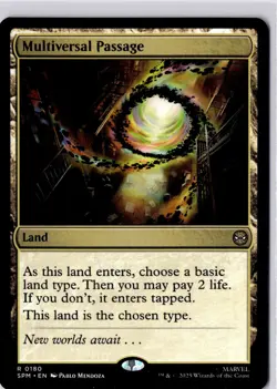 Multiversal Passage Marvel's Spider-Man Regular NM R 0180 - Image 1