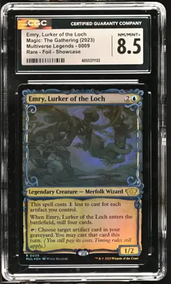 EMRY, LURKER OF THE LOCH Multiverse Legends Foil Rare CGC 8.5 MTG - Image 1