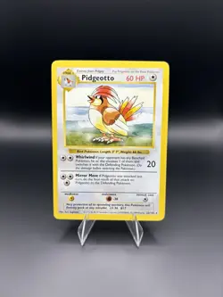 Pokemon TCG Pidgeotto Base Set 22/102 Regular Shadowless Rare LP- - Image 1