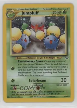 Jumpluff Holo Pokemon Neo Revelation #9 2001 - Image 1