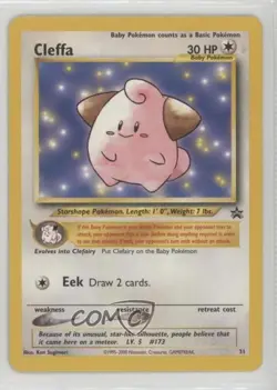 Cleffa Pokemon WOTC Black Star #31 1999 - Image 1