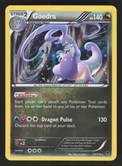 Goodra 077/119 Cosmos Holo Promo Pokemon Blister Exclusives LP - Image 1