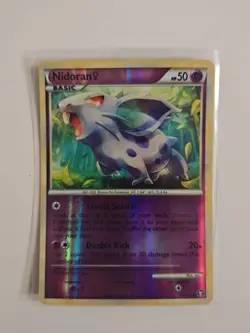 Pokemon Nidoran TCG 69/102 Common Reverse Holo Triumphant - Image 1