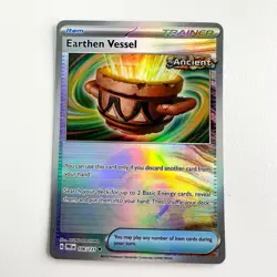 Earthen Vessel 106/131 Pokemon Prismatic Evolutions Poke Ball Reverse Holo NM - Image 1