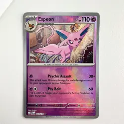 Espeon (Poke Ball) - 033/131 - Pokemon Prismatic Evolutions Rare NM - Image 1