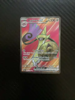 Pokemon TCG Aegislash ex 230/182 Paradox Rift Ultra Rare Full Art Holo Near Mint - Image 1