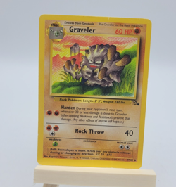 Pokemon TCG Graveler Fossil 37/62 Regular 1999-2000 Wizards Base Set - LP - Image 1