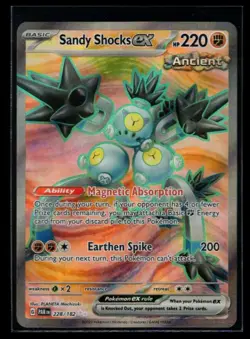 Sandy Shocks ex Pokemon Paradox Rift 228/182 Full Art Ultra Rare NM - Image 1