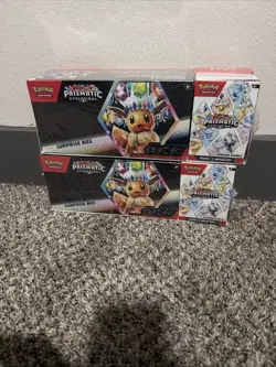 Pokemon Prismatic Evolutions Surprise Box Booster Sam's Club Bundle Lot Of 2 🔥 - Image 1