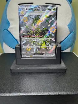 Espathra ex 214/091 Shiny Ultra Rare Pokemon TCG SV: Paldean Fates NM - Image 1