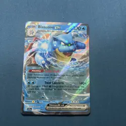 Pokemon TCG Blastoise EX 030/142 Holo Double Rare Stellar Crown - Near Mint - Image 1