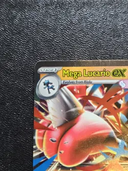 Pokemon TCG Mega Lucario EX 077/132 Mega Evolutions Double Rare - Image 3