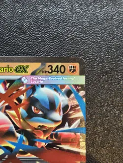 Pokemon TCG Mega Lucario EX 077/132 Mega Evolutions Double Rare - Image 4