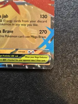 Pokemon TCG Mega Lucario EX 077/132 Mega Evolutions Double Rare - Image 5
