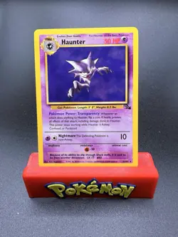 Haunter Pokemon Card Non-Holo 21/62 Fossil Set Rare 1999 Original NM - Image 1