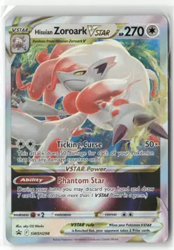 Pokemon Hisuian Zoroark VSTAR Promo SWSH: Sword & Shield Promo Cards SWSH298 NM - Image 1