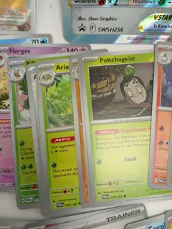 Large Pokemon Card Bundle with Holos Rares VSTAR & Energy Cards Preowned - Image 4