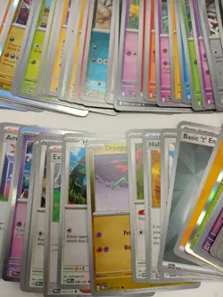 Large Pokemon Card Bundle with Holos Rares VSTAR & Energy Cards Preowned - Image 5