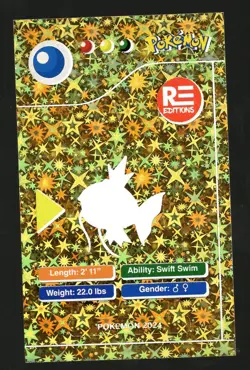 2024 POKEMON POKEDEX BLACK #129 MAGIKARP Card #Peru Edition NM - Image 2
