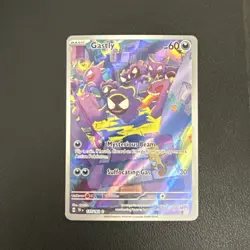Pokemon TCG Gastly Illustration Rare Card Temporal Forces 177/162 NM Condition - Image 1