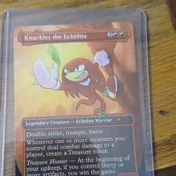 Knuckles the Echidna Secret Lair Drop Creature Mythic Borderless Regular - Image 1