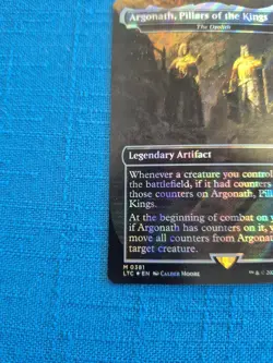 MTG Argonath Pillars of the Kings / The Ozolith SURGE FOIL #381 LOTR Magic - Image 4