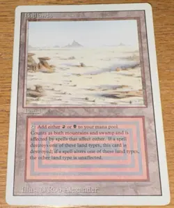 Badlands - Revised (3ED) - MP (Back) LP Minus (Front) - Image 1