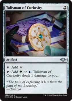 Talisman of Curiosity - Modern Horizons #232/254 MTG Magic The Gathering - Image 1