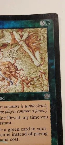 Vine Dryad Mercadian Masques Foil MTG Magic 1999 Jeff Laubenstein Green - Image 3