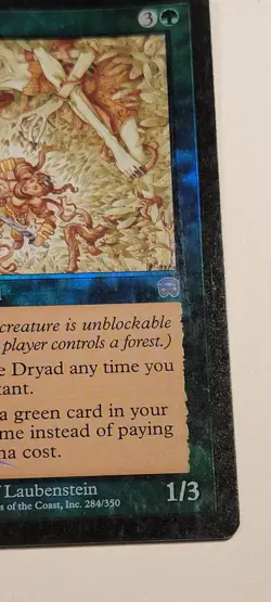 Vine Dryad Mercadian Masques Foil MTG Magic 1999 Jeff Laubenstein Green - Image 4