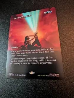 Force of Negation FOIL Borderless - Avatar Last Airbender - MTG - Image 1