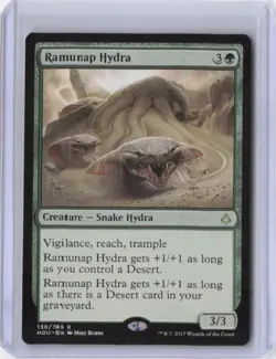 MTG Hour of Devastation #130 Ramunap Hydra Rare - Image 1