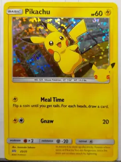 Near Mint Holo McDonald's Pokemon 25th anniversary Cards 2021 - Image 1