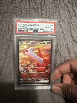 Pokemon Latias EX Surging Sparks #239/191 PSA 10 Gem Mint - Image 1