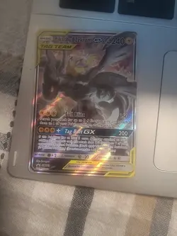 Pokemon Pikachu & Zekrom GX SM168 Promo Card HP/DMG - Image 1