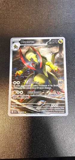 Pokemon Haxorus 147/086 Black Bolt illustration Rare Near Mint NM - Image 1