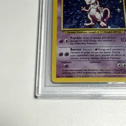 Mewtwo Base Set #10/102 Pokemon TCG 1999 Holo Unlimited Rare - BGS 7 Near Mint - Image 5