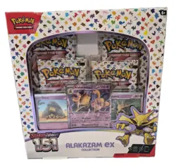 Pokemon TCG Scarlet & Violet 151 Alakazam EX Collection Box - Image 1