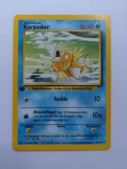 Magikarp Pokemon German Base Set 1st Edition (KARPADOR) #35 NM/LP - Image 1