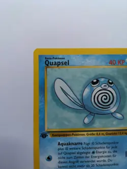 Pokemon TCG Poliwag QUAPSEL Base Set 59/102 1st Edition Common GERMAN - Image 2