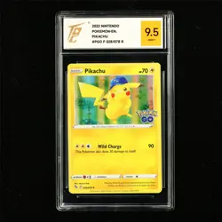 TQG 9.5 MINT+ 2022 Pokemon ENG Pikachu 028/078 R - Image 2