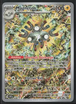 Magneton Illustration Rare SVP 159 Pokemon Surging Sparks ETB Promo - Image 1