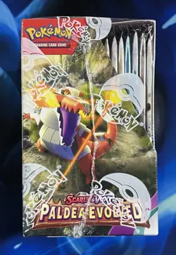 Pokemon 2023 Scarlet & Violet Paldea Evolved Booster Box TCG Nm M - Image 2