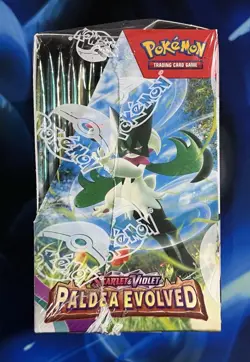 Pokemon 2023 Scarlet & Violet Paldea Evolved Booster Box TCG Nm M - Image 4